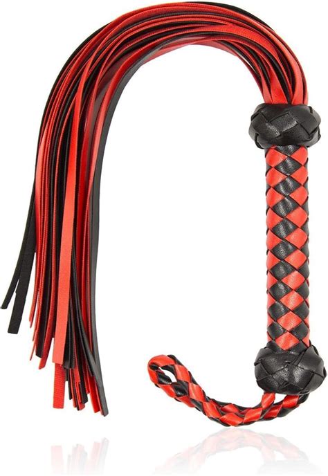 Amazon Sex BDSM Whips BDSM Flogger Whip 23 In Faux Leather BDSM Whip Bondage Whip Toys