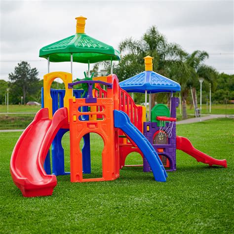 Brinquedos Jardim - PlayGround Parquinho Casinha de Jardim - Brinquedos Educativos ...