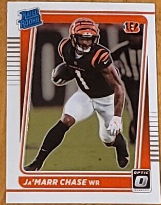 2021 Panini Donruss Optic Ja Marr Chase Rated Rookie Base Card 207 RC