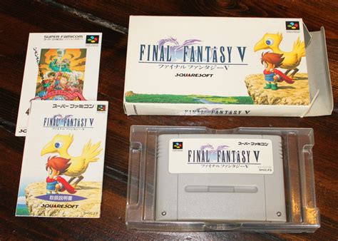 SNES – Final Fantasy V (SHVC-F5) (Komplett) (Beg) – Kaptenkrok
