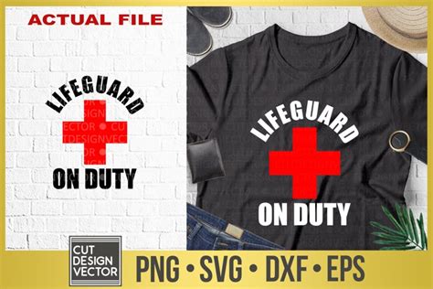 Lifeguard On Duty Svg Lifeguard