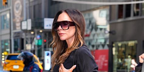 victoria beckham wears  highest heels   nyc shopping trip