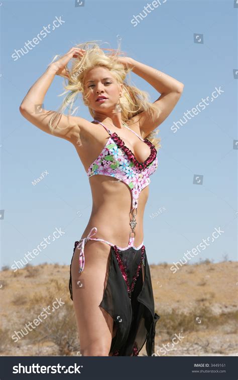 Sexy Blond Woman Bikini Stock Photo Shutterstock