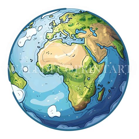 9 Planet Earth Clipart Bundle High Quality Jpgs Digital Downloads ...