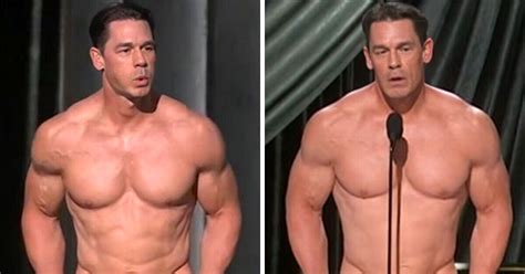 John Cena Turns Up Naked At The Oscars Leaves Viewers Shocked Bright Side