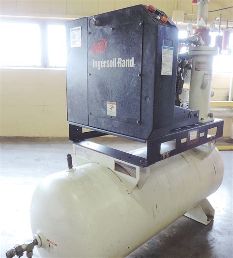 Ingersoll Rand Mdl SSR EP10 Horizontal Air Compressor 10Hp 37 CFM