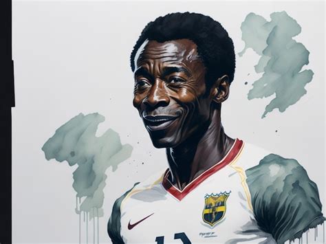 Premium Ai Image Pele Football King