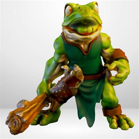 Hot Goblin 蛙族棍棒持ちB ミニチュア ホットゴブリン 蛮族戦士