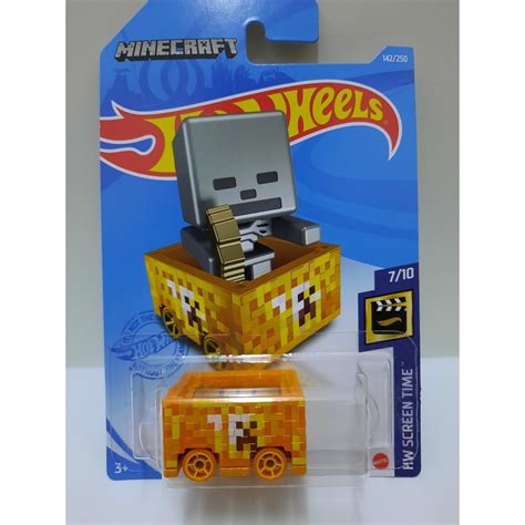 Minecart Minecraft Hot Wheels Orange Shopee Malaysia