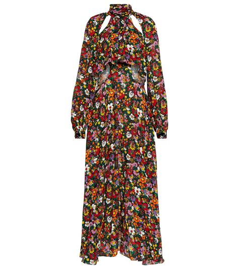 Christopher Kane Floral Cutout Midi Dress Christopher Kane