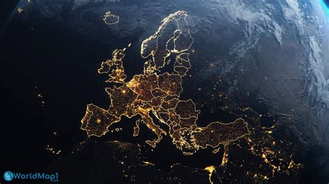 The Earth Europe And Countries View From Space