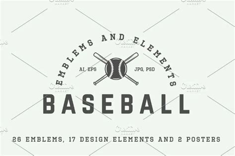 21+ Creative Baseball Logo Designs Template Download - Graphic Cloud