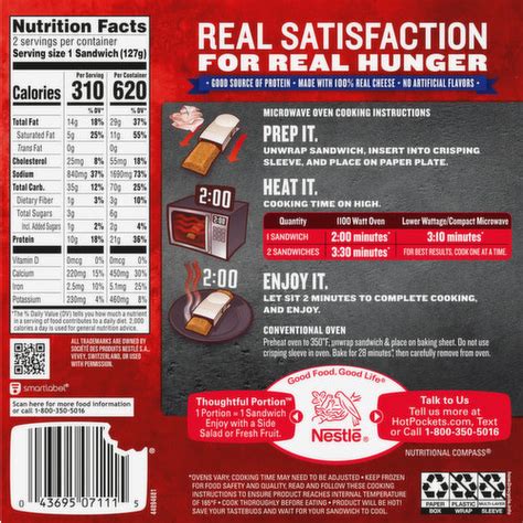 41 Pepperoni Pizza Hot Pocket Nutrition