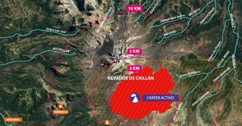 Registran evento explosivo en el complejo volcánico Nevados de Chillán