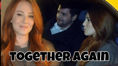 Elcin Sangu Yunus Ozdiken Together In Car Turkish Celebrities