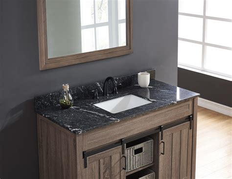 Black Granite Bathroom Counter