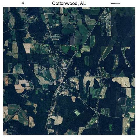 Aerial Photography Map of Cottonwood, AL Alabama