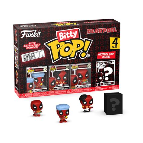 Bitty Pop! Deadpool 4-Pack Series 2