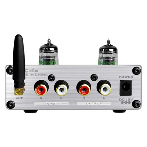 FX AUDIO TUBE 03 MKII Stereo Tube Preamplifier 6K4 Bluetooth 5 0 Silver