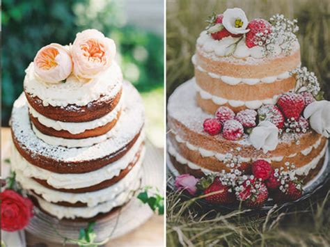 Opções girly de naked cake Constance Zahn 15 anos