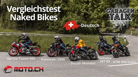 Naked Bike Vergleich Garagentalk S E Moto Ch
