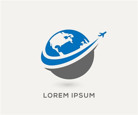 Premium Vector Global Travel Logo Design Template Illustration