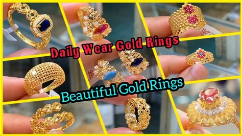 Top Latest Gold Ring Designs 2023 Beautiful Gold Ring Designs For Women Youtube