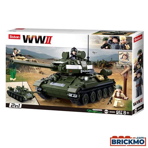 Sluban World War 2 Allied Tank Hunter Panzer M38-B0689 | BRICKMO.com ...