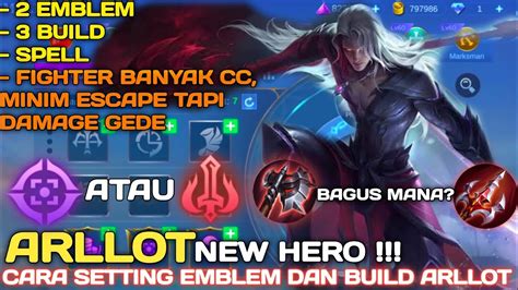 CARA SETTING EMBLEM DAN BUILD ARLOTT TERSAKIT 2023 BUILD ARLOTT