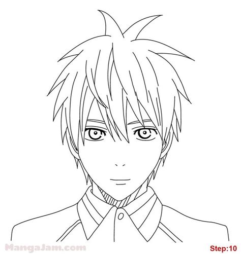 How To Draw Tetsuya From Kuroko No Basuke Mangajam Anime Art