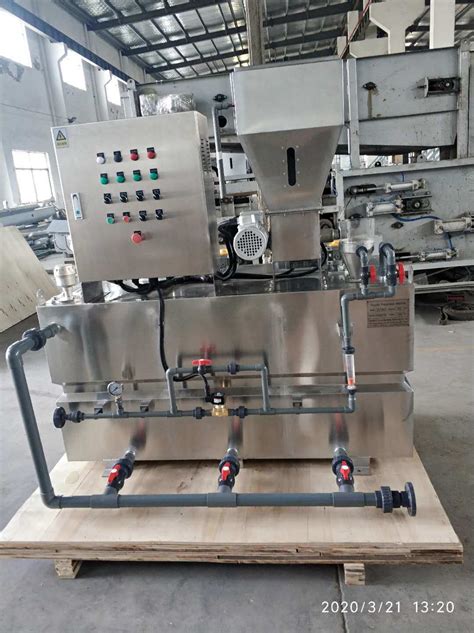 automatic polymer preparation machine  wastewater treatment china