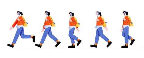 walk cycle template  walk cycle animation  rxxwmj