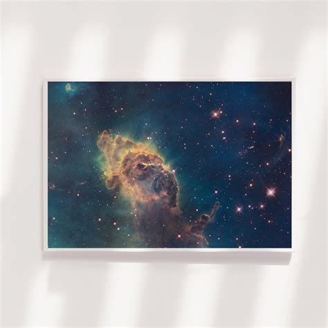 Carina Nebula In Visible Light Art Print Photo Poster Art T Wall