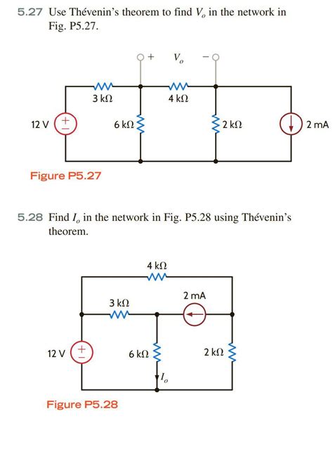 Solved Use Th Venin S Theorem To Find V In The Network Chegg