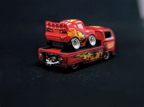 Lightning McQueen Cars Decals Custom Hot Wheels