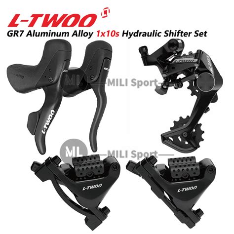 Ltwoo GR7 Disc Series Aluminium Alloy Hydraulic Groupset 1x10s Gravel ...