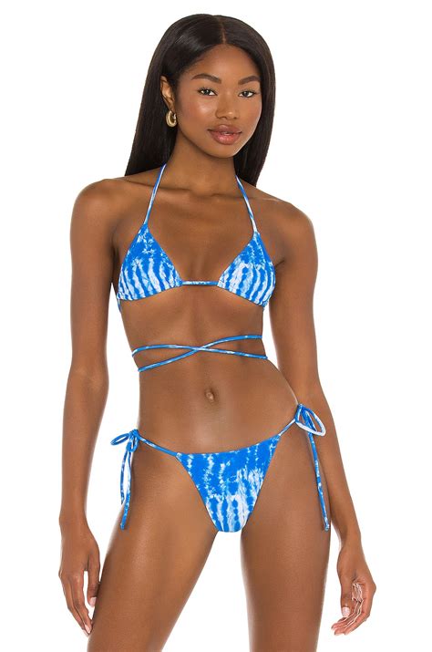Tropic Of C Praia Bikini Top In Mystic Blue REVOLVE
