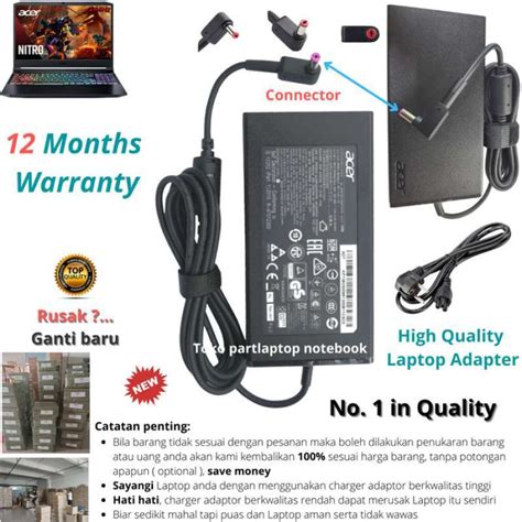 Jual Adaptor Acer Nitro 5 An515 54 Original Laptop Charger Di Seller