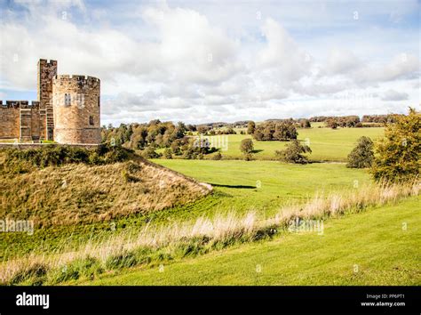 Alnwick castle and grounds seat of the Percy family and ancestral home ...