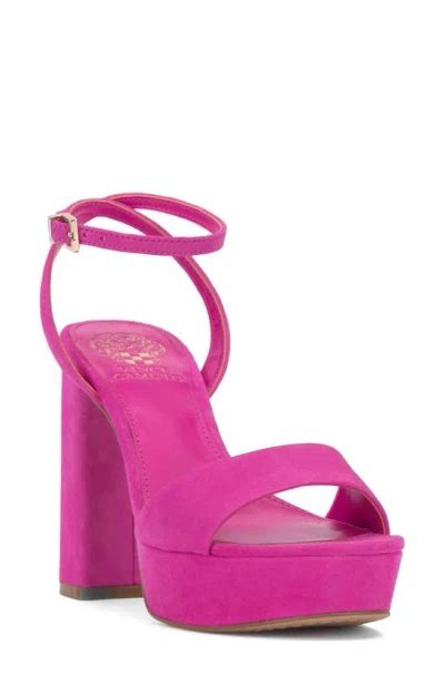 Vince Camuto Pendry Ankle Strap Platform Sandal In Mulberry Modesens