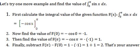 Definite Integrals