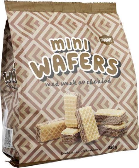 Mini Wafers Choklad City Gross