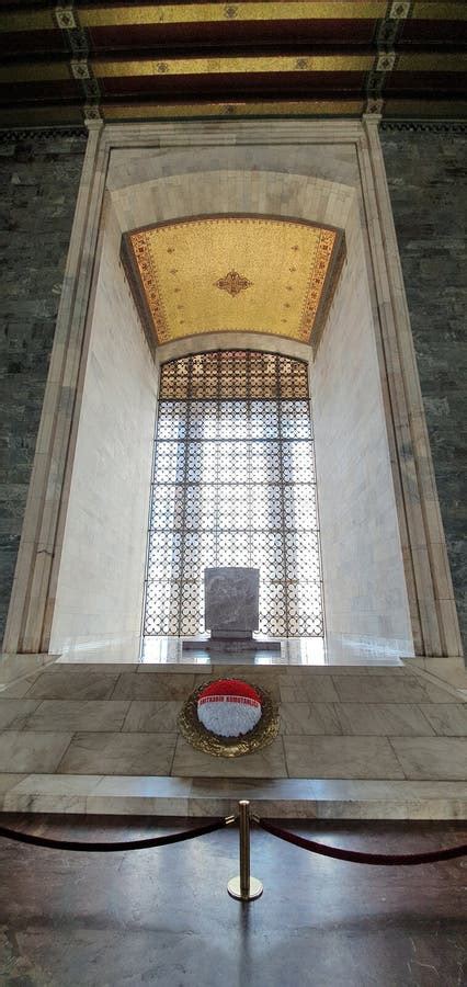 Das Mausoleum Von Atatürk Grab Größten Führers Der Türkei Stockbild