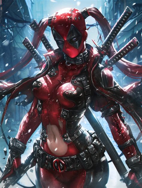 Lady Deadpool Fanart 2 by Niphion on DeviantArt