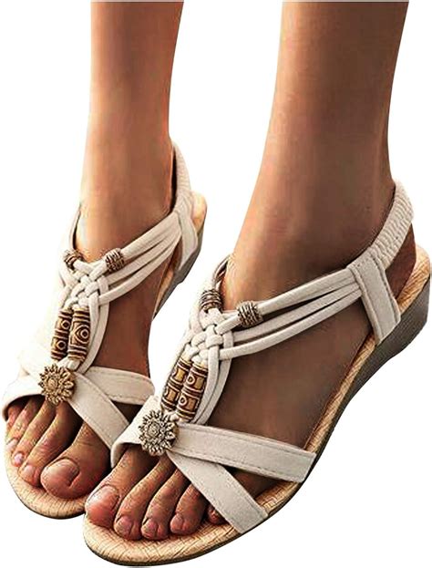 Bibokaoke Sandalen Voor Dames Zomer Romeinse Sandalen Sleehak