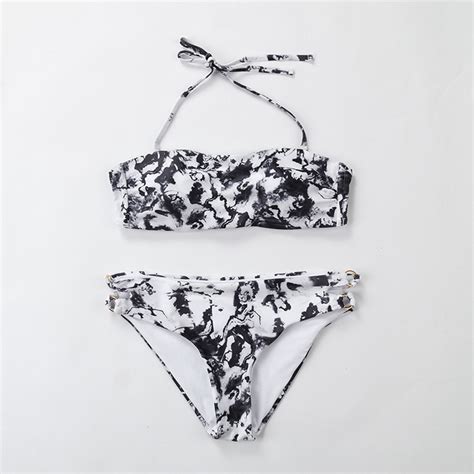 Sexy Women Low Waist Bandeau Bikini Swimsuit Wholesale Bikini And Bikini Set Price