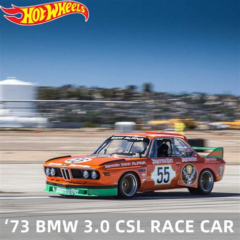 Ins รถรน Hot Wheels รถสปอรตขนาดเลก GDG Silver Label Series BMW CSL RACE รถโลหะผสมรถ