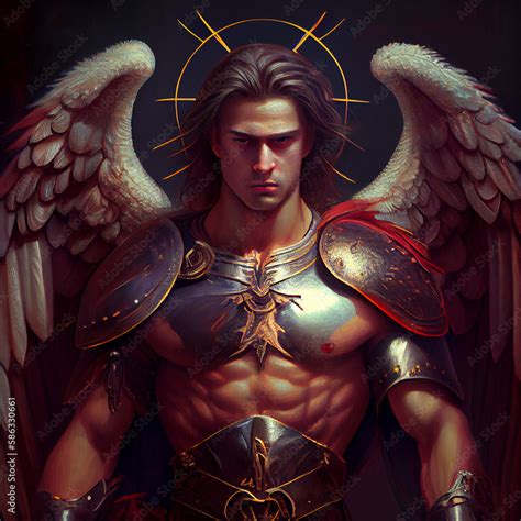 Illustrazione Stock St. Michael the Archangel Illustration. Archangle