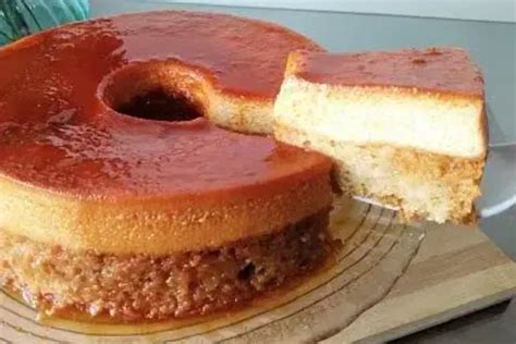 Bolo De Pudim Receita De Liquidificador Mistura Brasil