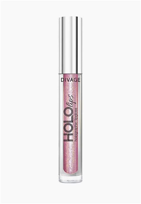 Блеск для губ Divage Hololips, № 15, 3 мл, цвет: розовый, DI038LWKMVA4 ...